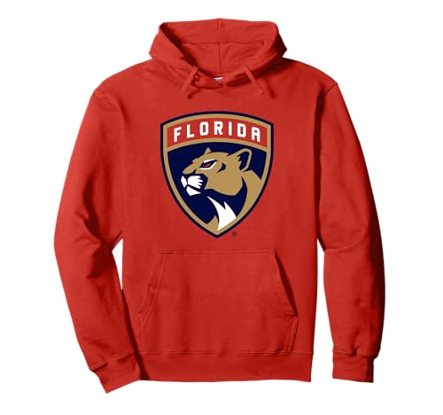 Florida Panthers Icon Red Officially Licensed Pullover Hoodie