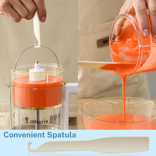 Ollygrin Life B0C712W833 Ollygrin Baby Food Maker Steamer And Blender Baby Food Processor Puree Machine Baby Steamer Blender Food Processor One Step Baby Food Maker Chopper Grinder Auto Cooking Grinding Touch Screen White thumb #4