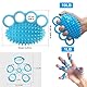 Finger Exerciser Ball Hand Exercise Balls, Finger and Wrist Grip Strengthener for Patient Recovery Physical Therapy, Stroke Recovery, Squeeze Stress Relief, Arthritis