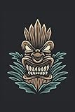  Tiki Mask: Tiki Mask Cover Design Notebook - Lined Notebook (6X9) 120 Pages Journal
