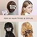 Canitor Flat Hair Clips for Women - Claw Clips for Thick & Thin Hair, Matte French Alligator Clips, Preppy Hair Accessories & Teen Girl Gifts