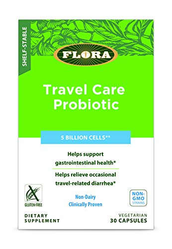 FLORA - Travel Care Probiotic, Shelf-Stable, 5 Billion CFU, 30 Count