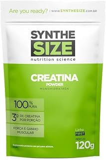 Creatina Monohidratada Em Pó Refil 120g Synthesize
