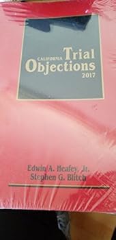 Paperback California Trial Objections 2017 Book