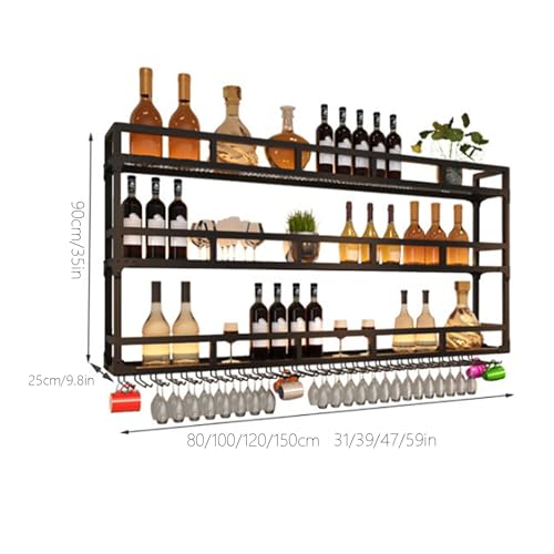 Support à verres et casier viticole mural pour optimiser l'espace - 6