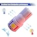 Craedli 2PCS 194 LED Light Bulbs, 12V T10 2825 168 Car License Plate Lights with 5SMD 5050 Chips, 6000K White Bright Wedge Base Lamp Replacement for Car Interior Dome Map(White)