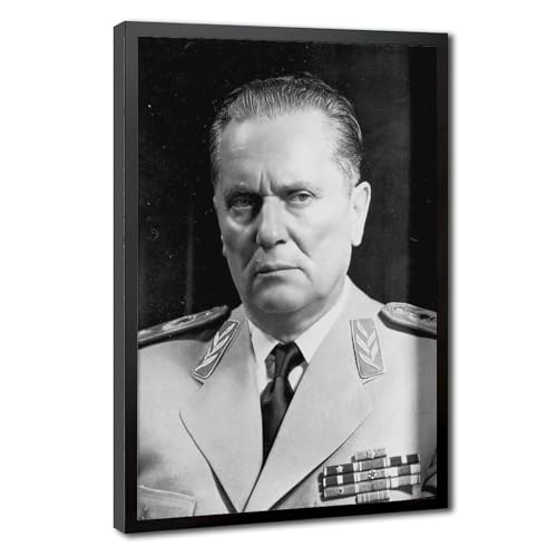 Affiches de Josip Broz Tito sur toile pour créer une ambiance rétro de bureau H