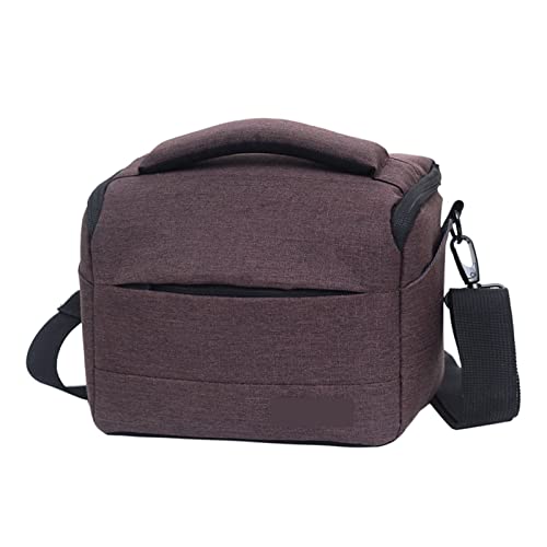 GVGMTAEAVZ Bolsa de cámara Cubierta Protectora M6 M5 M50 5D Marcos IV III 800D 80D 100D 200D 6D Marcos II 7D 77D 60D 6D 1500D 750D 1300D Apto for Canon EOS Bolsa para cámara(Coffee)