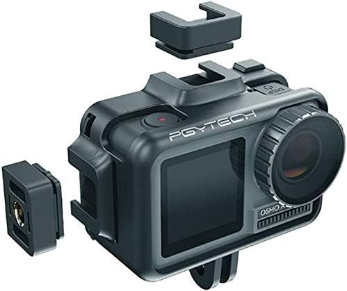 for PGYTECH Camera Cage for OSMO Action, Cage Protective Shell Housing Case Cover Frame for OSMO Action Camera