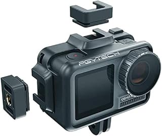Hensych for PGYTECH Camera Cage for OSMO Action, Cage Protective Shell Housing Case Cover Frame for OSMO Action Camera