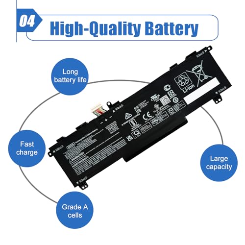 Image of 52.5Wh SD03XL Laptop Battery Compatible with HP Omen 15 2020 15-EK0000 Omen 15-EN 15-EN0000 Series HSTNN-089U HSTNN-DB9U HSTNN-OB1R L84356-2C1 L84394-005 L84357-AC1 L84392-005 4323mAh