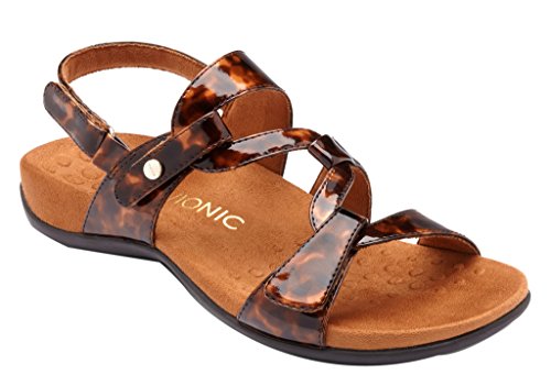 Vionic Women's Rest Paros Backstrap Sandal Tortoise
