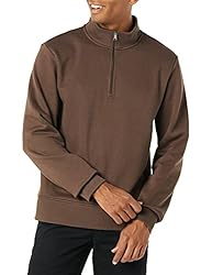 Amazon Essentials Sudadera de forro polar de manga...: AJUSTE NORMAL: Ajuste cómodo en hombros, pecho y cintura. FORRO POLAR CEPILLADO: Suave forro polar cepillado por el interior con mezcla de algodón y poliéster de gramaje medio, que te mantendrá cómodo y abrigado. ESTILO INFORMAL PARA EL DÍA A DÍA: Es...
