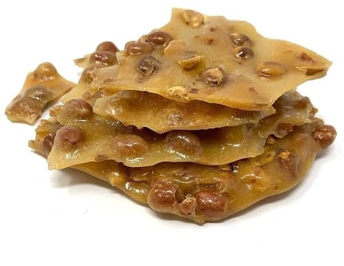 Andy Anand Sugar Free Peanut Brittle, made the Old Fashioned way, Handmade Vegan Gift Boxed Delicious-Crunchy-Divine, Birthday, Anniversary Christmas Holiday Get Well Gift (1 lbs)
