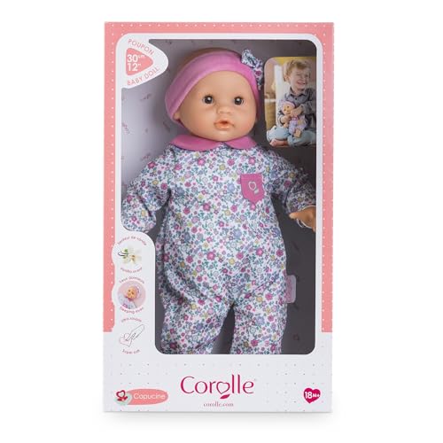 Muñeca Corolle Bébé Calin Capucine 12" cuerpo suave miniatura 7