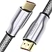 Produktbild UNITEK Premium HDR HDMI Kabel 5m, grau, Nylon/Full HD, 2K, 4K, 3D und weitere/Ethernet ideal für Gaming, Playstation, Xbox, OLED TV, PC/Y-C140RGY