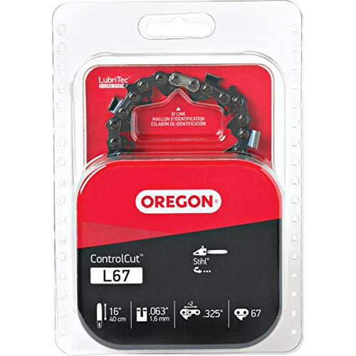 Oregon L67 ControlCut Chainsaw Chain for 16‑Inch Guide Bar