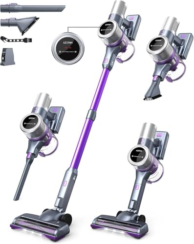 MIUZZY 48000Pa/60Min Staubsauger Kabellos