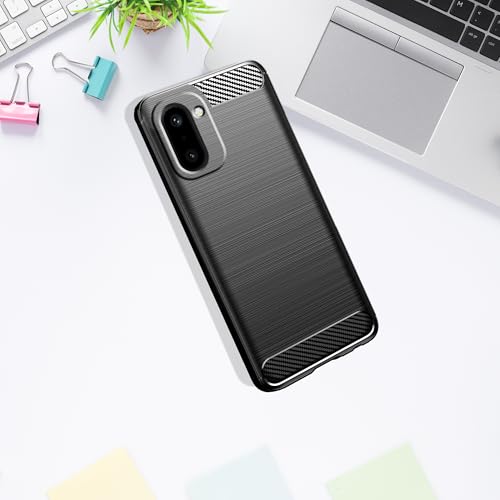 Image of Amazon Brand - Solimo Back Cover Case for OnePlus 15R 5G | Compatible for OnePlus 15R 5G Back Cover | 360 Degree Protection | Soft and Flexible (TPU | Matte Black)