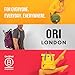 ORI LONDON Rolltop Backpack - Large Travel Backpack with Lots of Pockets for Men & Women - The Finchley, Moss