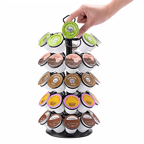 Rice Rat K-Cup Storage Coffee Capsules Pod Holder Carousel Capsule Display Storage For K-Cup（45 Pods-5 Tiers） #TOP4
