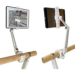 Booty Kicker Phone or Tablet Holder with Round Clamp Fits 1.25