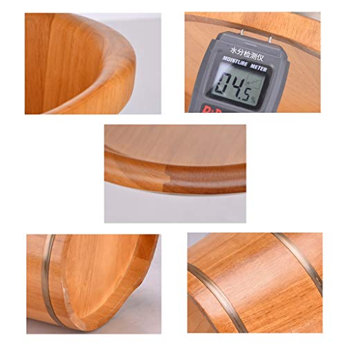 Bañera de pies de madera de roble spa pedicure miniatura 4