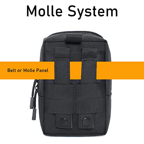 Tacticool POUCH-07 2 Pack Molle Pouches - Tactical Compact Water-Resistant Edc Pouch thumb #1