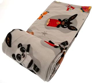Bing Bunny Hoppity Voosh Fleece Blanket - Official Bing Bed Throw - 100 x 150cm