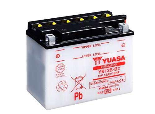 Batterie YUASA YB12B-B2 pour vadrouiller en moto sans peur de la panne