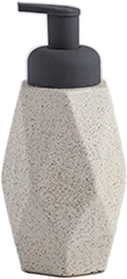 pump bottle dispenser,automatic soap dispenser Foam Dispenser,Hand Pump Dispenser Foaming Soap Dispenser Ceramic Dish Liquid Dispenser Liquid Dispenser Lotion Bottle(Color:Blue, Size:440ml)(White)