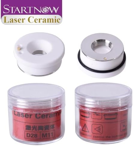 Startnow Laser Cutting Ceramic Precitec 28mm KT B2 CON P057-1051-00001 Raytools 32mm 12027410073 Ceramic Nozzle Holder for 1064nm Laser Welding Machine Head BT240S (1PC, B-32mm Without Logo) — 사진 5