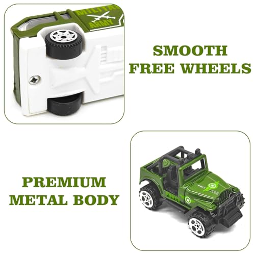 Image of Toy Car For Kids Diecast Metal Fire Engine Toy, 1:64 Scale | Free Wheel, Mini Model, Realistic Design, Durable Alloy Emergency Truck, For Kids Boys & Girls Play & Collection