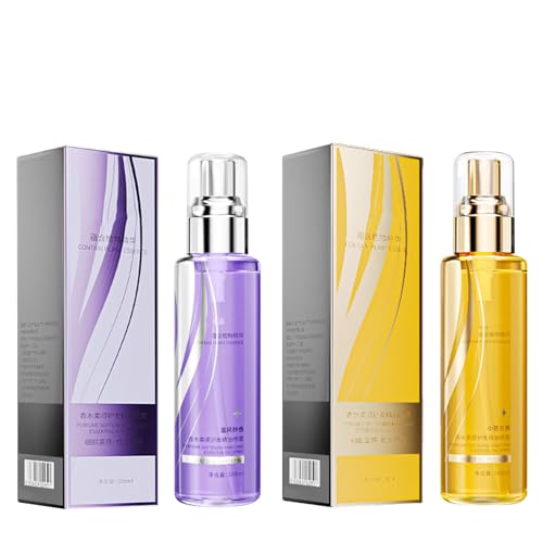 Haarparfüm, Haarölspray, Protein-Haarölspray, Langanhaltendes, Leichtes, Weiches Haarölspray, Feuchtigkeitsspendendes ätherisches Öl Zur Haarbehandlung, Für Trockenes und Krauses Haar (100ML, MIX)