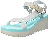 Calcetín colorido Fly London YEFA726FLY, Sandalia Mujer, Mynt en la Nube, 38 EU