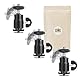 X3 Kugelkopf Sabot Flash Heißer Schuh Für Kamera Vis 1/4 Kompatibel Alle Marken Canon Nikon Sony Pentax Fuji Panasonic Samsung Olympus Reinigungssensor Ziel