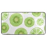 AGONA Anti Fatigue Kitchen Mat Fruits Green Kiwi Lime Slices Kitchen Floor Mat Soft Standing Mats...