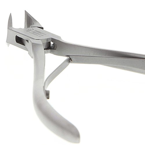 Kopfschneider Fußpflege Nagelzange 12cm mit halber Schneide, perfekt für Frauenhände