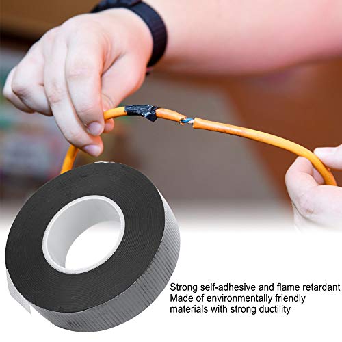 Image of Aladeno 2pcs Electrical Insulation Tape Rubber Electrical Tape 0.8mmx22mmx5yd Insulation Tape High Voltage Self Amalgamating Tape Waterproof Electrical Tape Self Adhesive Tape, Aladenohq8tkzgw43