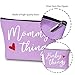 Mommy and Baby Matching Pouch Set, Mommy Things and Baby Things Bags, Gifts for New Moms Expecting Moms, Matching Travel Cases, Purple Set of 2