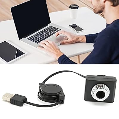 Webcam 480P Camera Automatic White Balance USB2.0 Computer PC Camera Portable Multifunctional Digital Webcam for Recording, Calling, Conferencing, Gaming