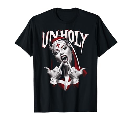 Provocative and Expressive - Rebellious Fashion UNHOLY T-Shirt