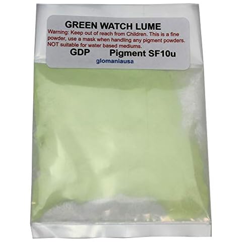 Glow in The Dark Powder Green Watch Lume Pigment 10 Grams Cover