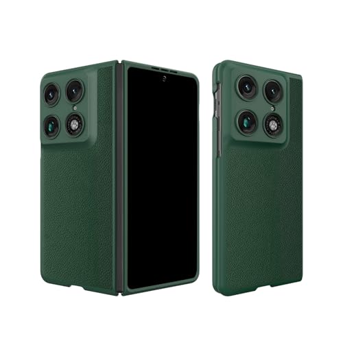 KOOLRIVER�EFor Moto Razr Fold �P�[�X �ϏՌ� �J�o�[ �����K���X�t�B�����t�� �����K���X+�v���X�`�b�N �X�^���h�@�\ For ���g���[�� For ���C�U�[ �t�H�[���h �ی�P�[�X(�O���[��)