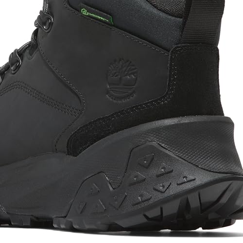 Timberland Timberland Men's Motion Scramble Mid Lace Up Waterproof Hiking Boot, Black Full Grain, 11.5 Medium