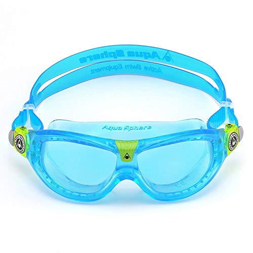 Aqua Sphere Seal Kid 2 Swim Goggle, Aqua/Lime