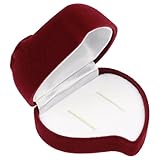 Hochwertige Schmuck-Verpackung aus Samt mit den Abmessungen 55 x 58 x 42 mm.