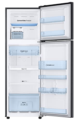 Image of Samsung 256L 2 Star Inverter Frost-Free Convertible 3 In 1 Double Door Refrigerator Appliance (RT30C3732BX /HL,Luxe Brown)