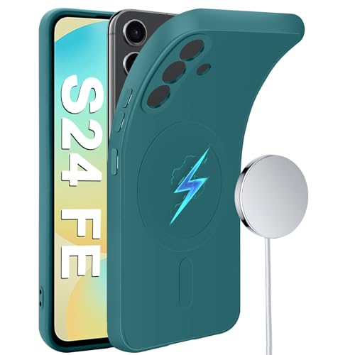 Coque Samsung S24 FE MagSafe aimantée silicone antichoc