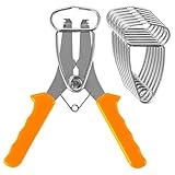 Vestamore 8 Steel Miter Clamps & 1 Spring Clamp Spreader Tool Kit, Woodworking Long-Lasting Set, Picture Frame, Trim & Molding Fastening For Diy Projects